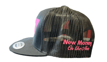 Load image into Gallery viewer, NEW Jersey Trucker Hat Pink on Black