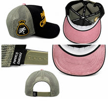 Load image into Gallery viewer, NEW PAPER CHASERZ PINK/GREY TRUCKER HAT