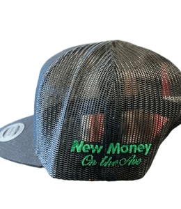 NEW Jersey Trucker Hat Green on Black