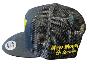 NEW Jersey Trucker Hat Yellow on Black