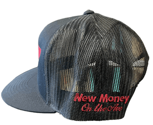 NEW Jersey Trucker Hat Maroon on Black